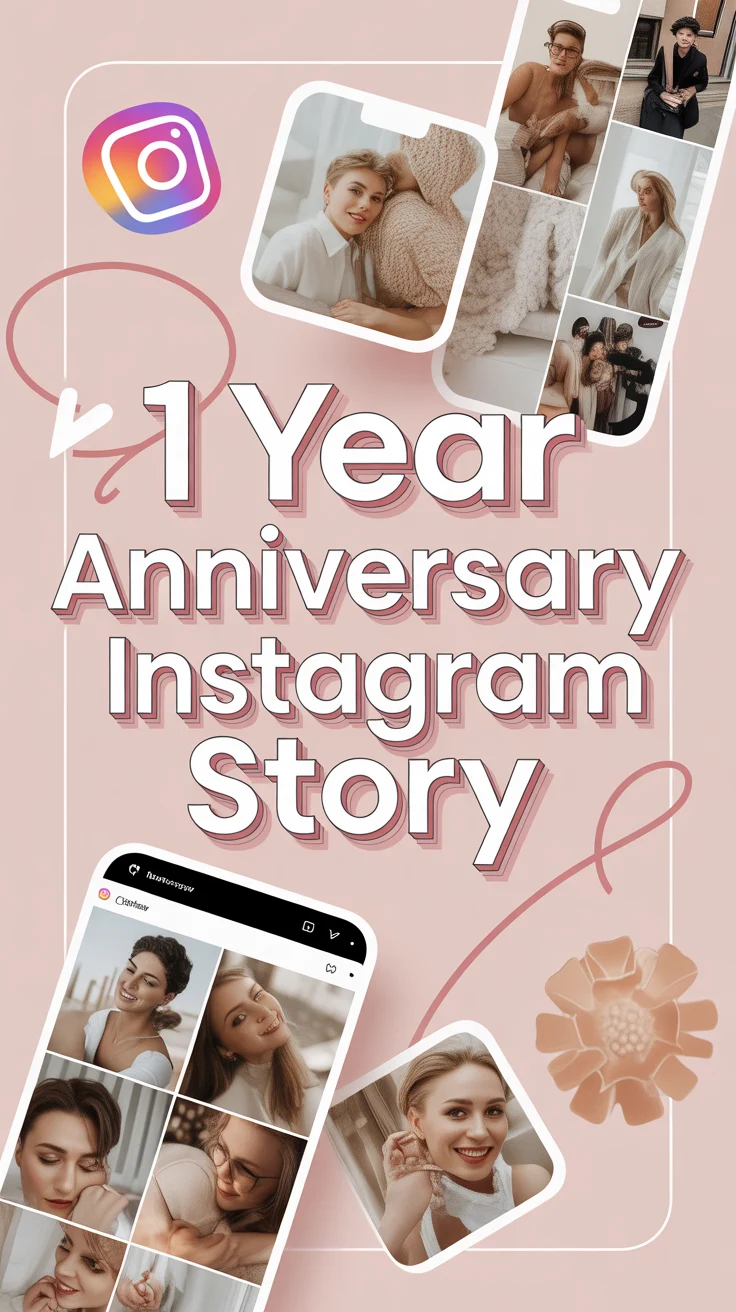 ✨ 1 Year Anniversary Instagram Story
