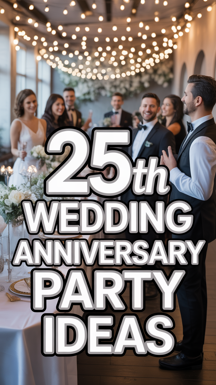 ✨ 25Th Wedding Anniversary Party Ideas