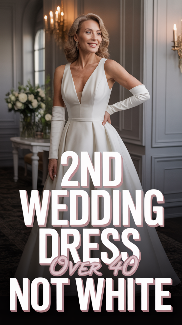 👗 14 2nd Wedding Dress Over 40 Not White
