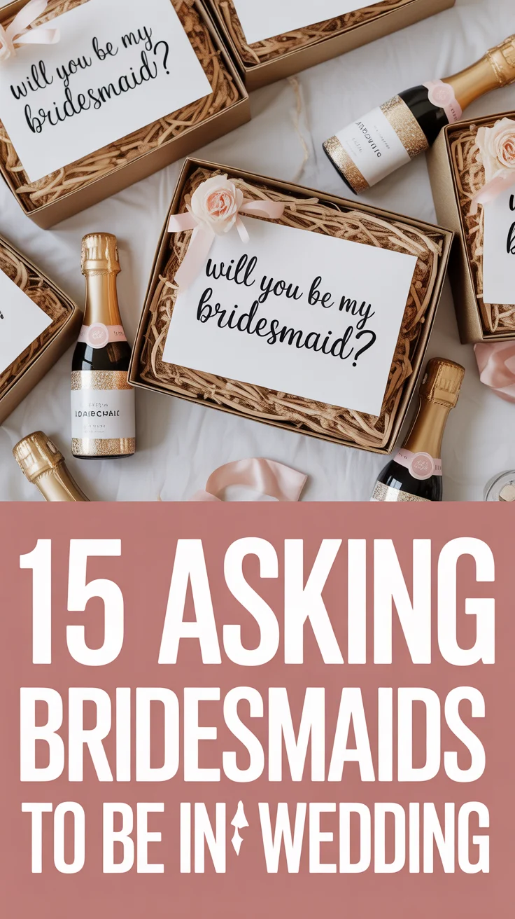 💍 15 Asking Bridesmaids To Be In Wedding