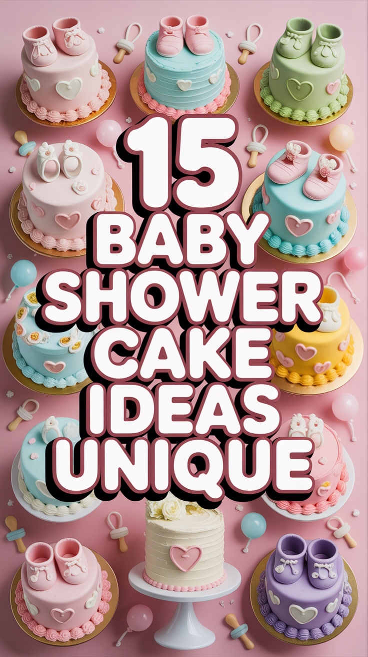 👶 15 Baby Shower Cake Ideas Unique