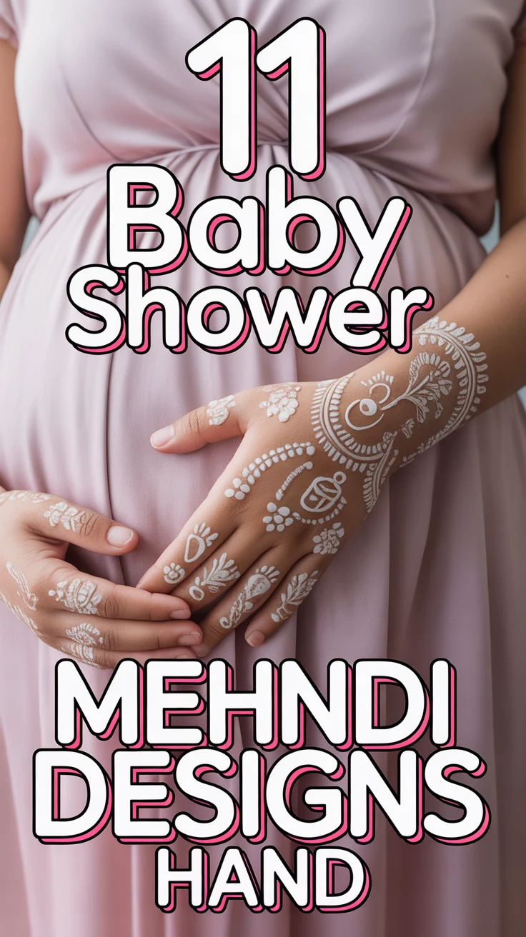 🍼 11 Baby Shower Mehndi Designs Hand