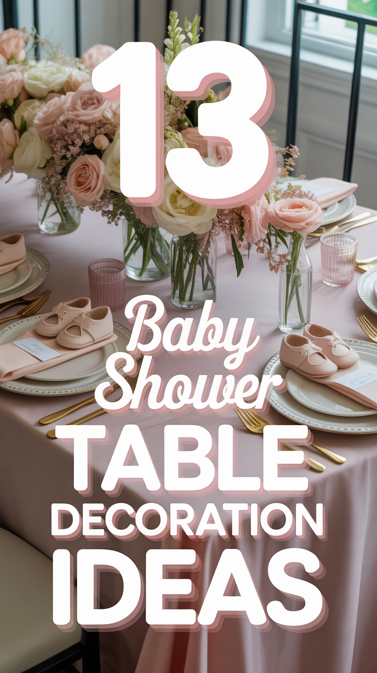 👶 13 Baby Shower Table Decoration Ideas