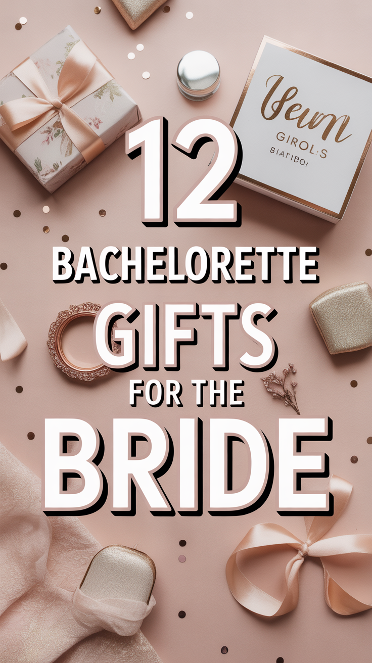 💍 12 Bachelorette Gifts For The Bride