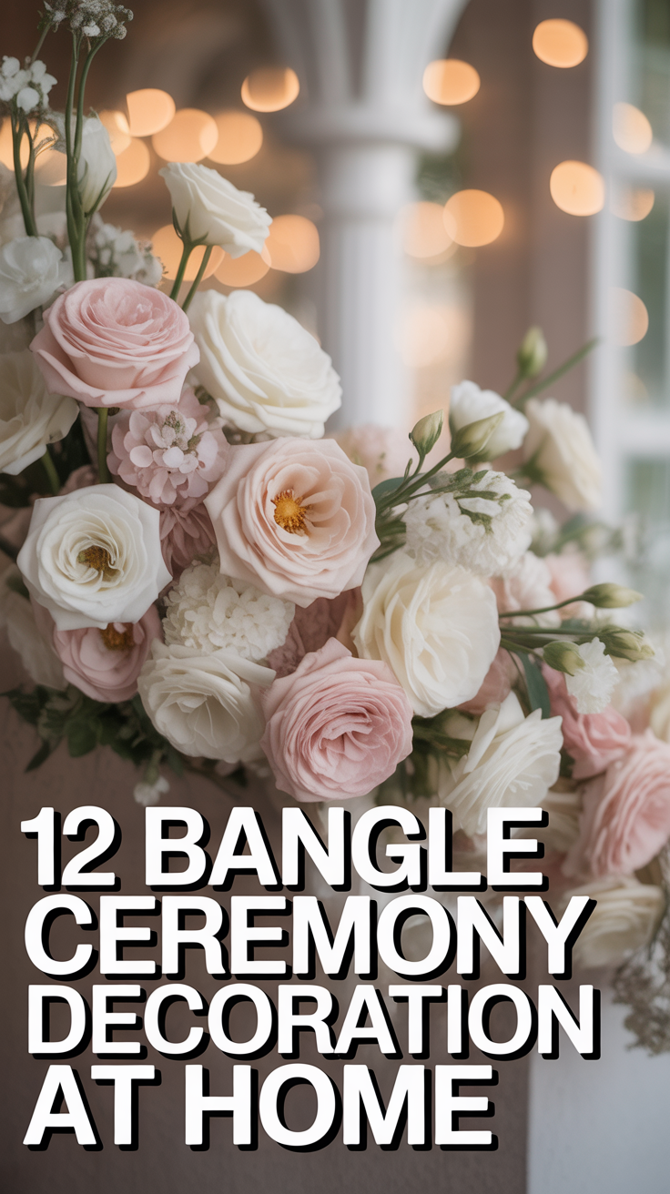 🥻 12 Bangle Ceremony Decoration At Home