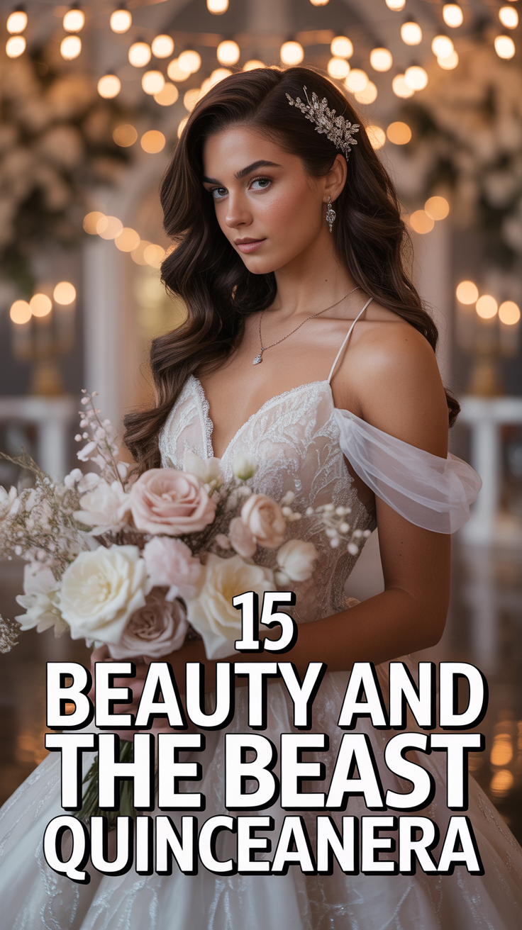🌹 15 Beauty And The Beast Quinceanera