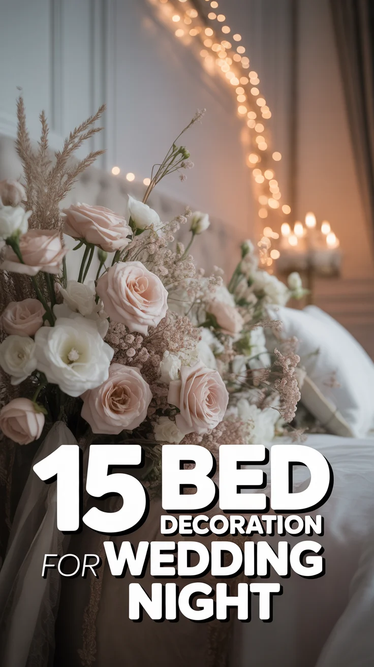 ❤️ 15 Bed Decoration For Wedding Night