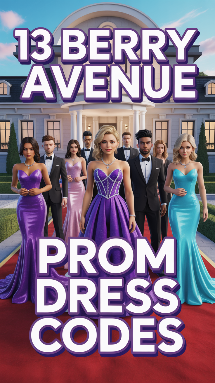 🎉 13 Berry Avenue Prom Dress Codes