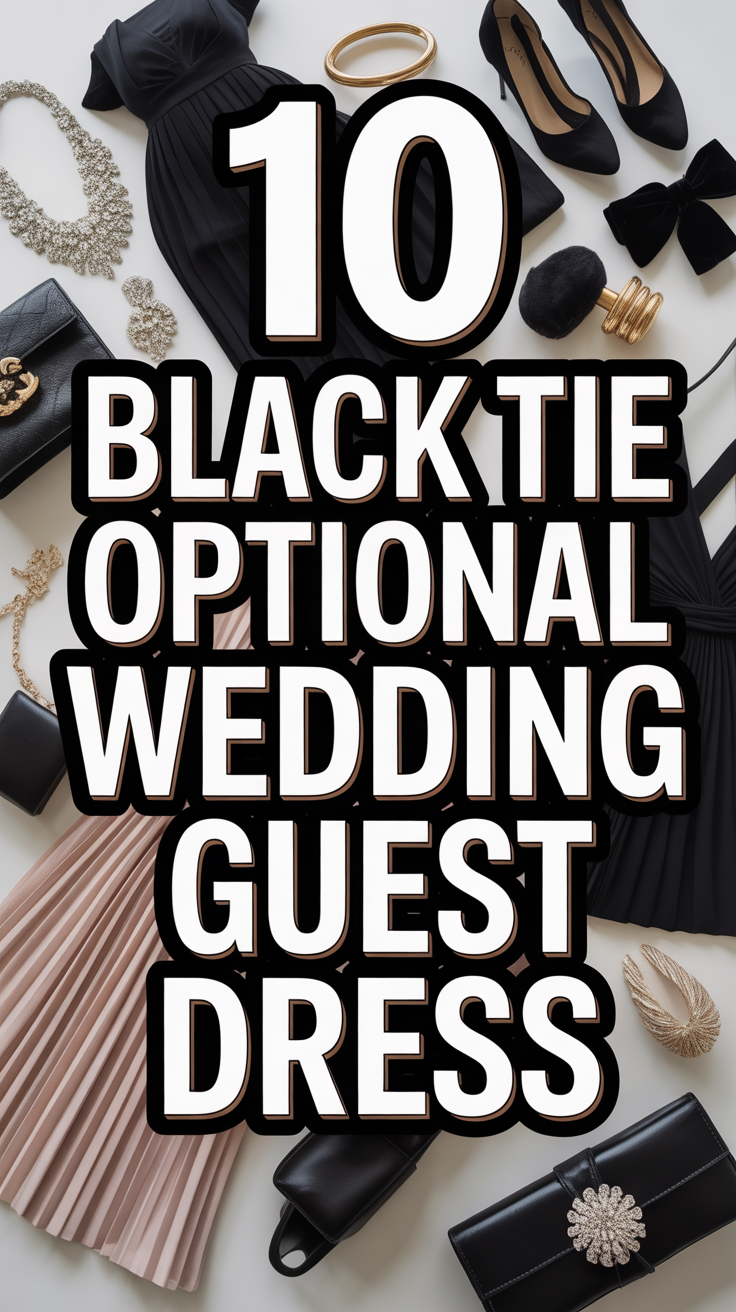 👗 10 Black Tie Optional Wedding Guest Dress