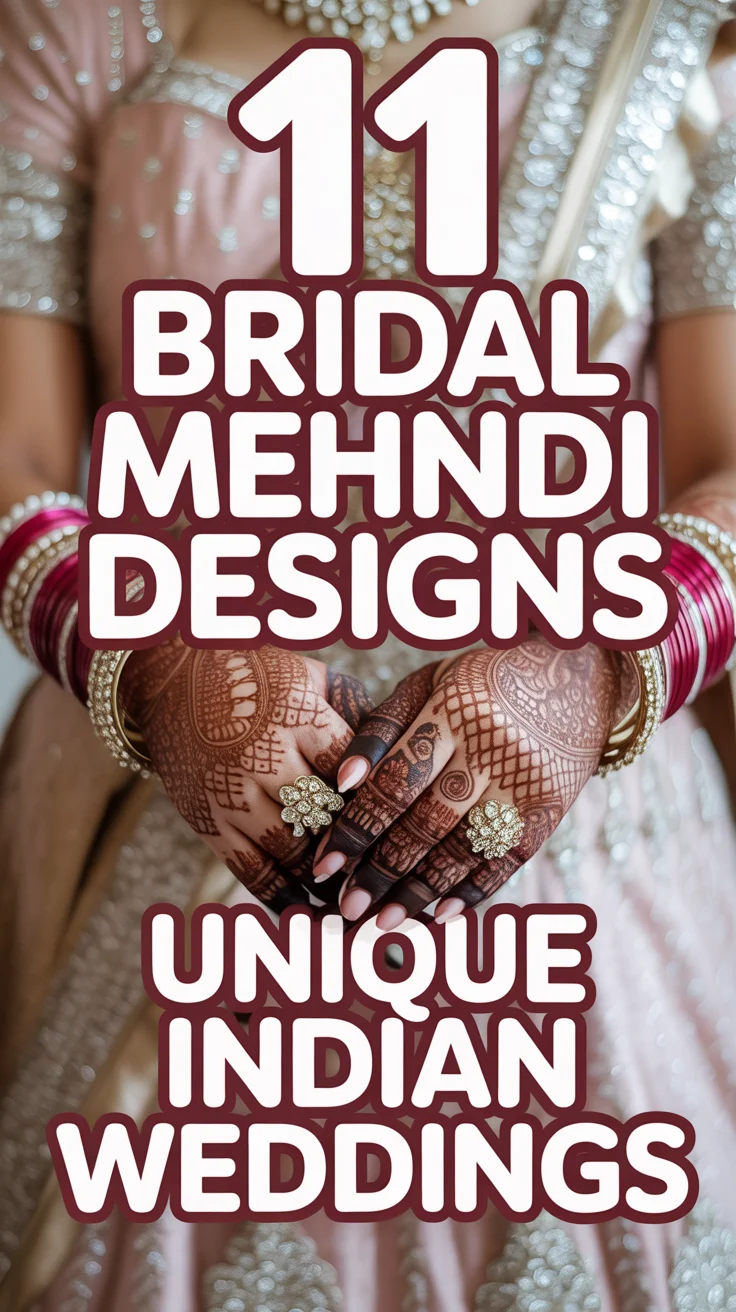 🤵 11 Bridal Mehndi Designs Unique Indian Weddings