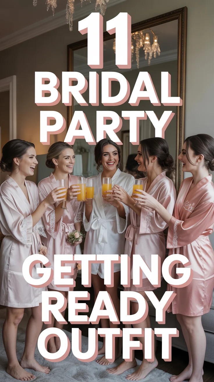 💅 11 Bridal Party Getting Ready Outfit