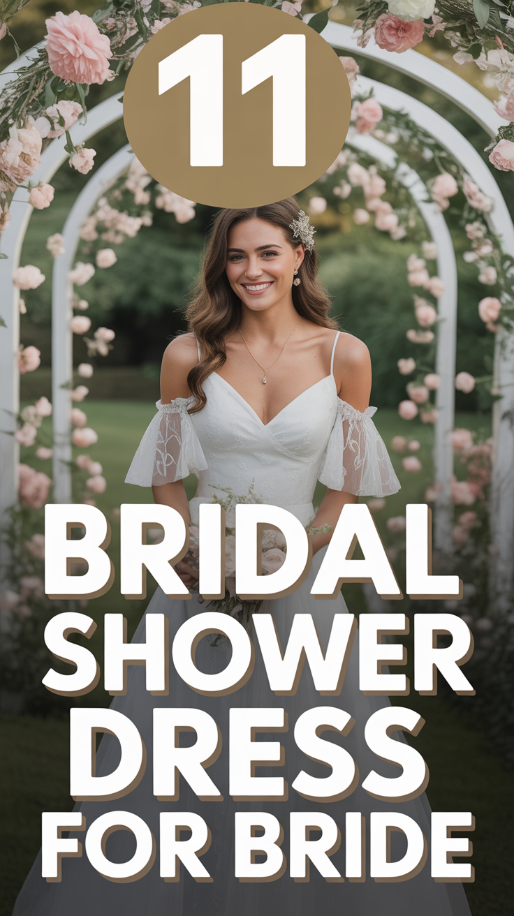 🥂 11 Bridal Shower Dress For Bride