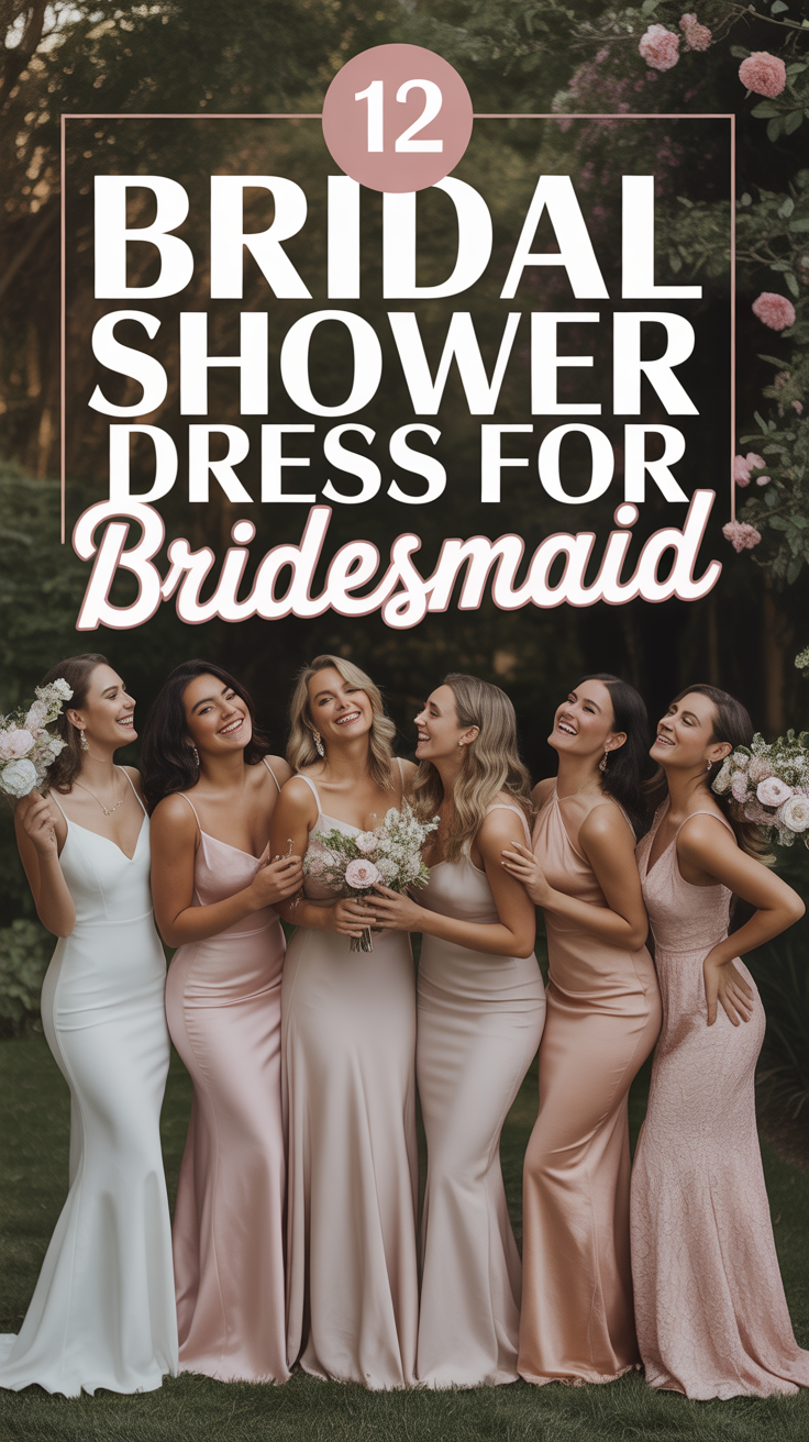 🎀 12 Bridal Shower Dress For Bridesmaid