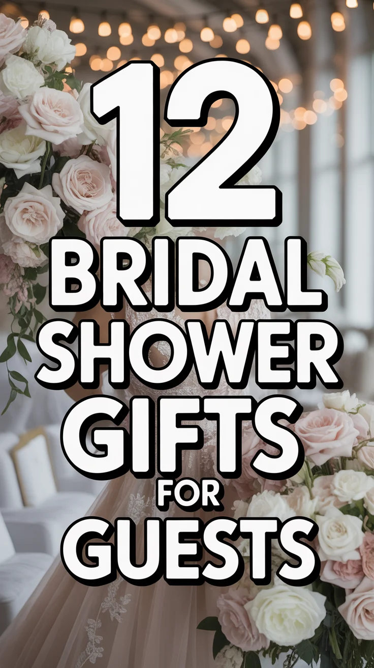 👰‍♀️ 12 Bridal Shower Gifts For Guests