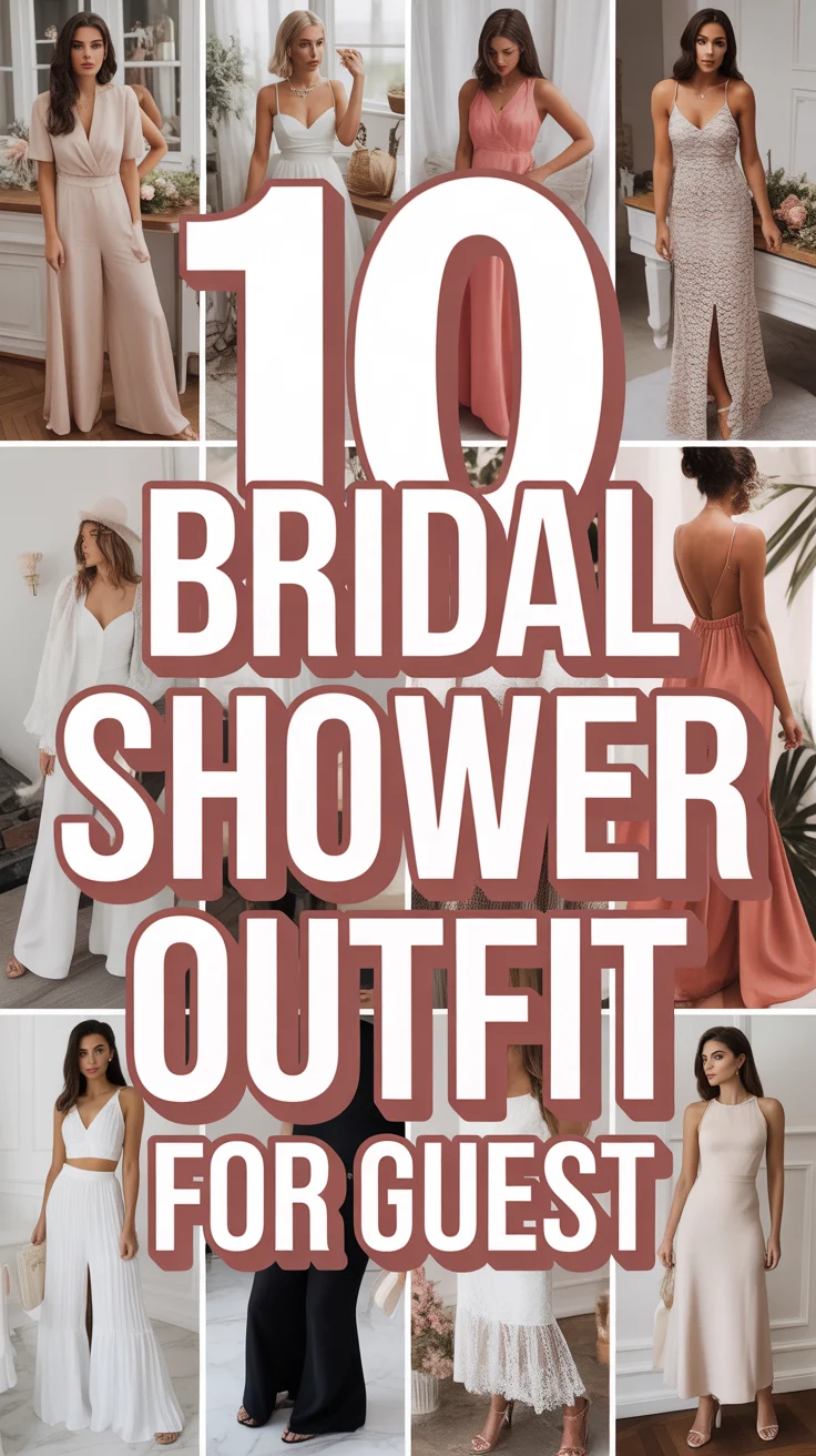 🎀 10 Bridal Shower Outfit For Guest