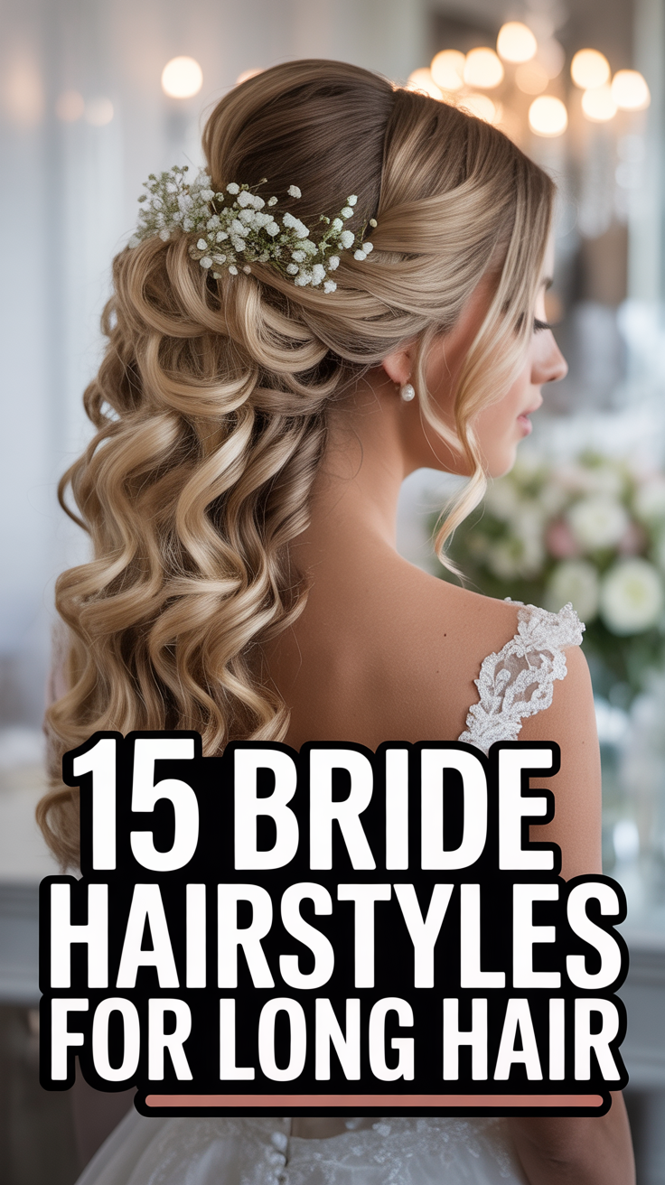 👰‍♀️ 15 Bride Hairstyles For Long Hair