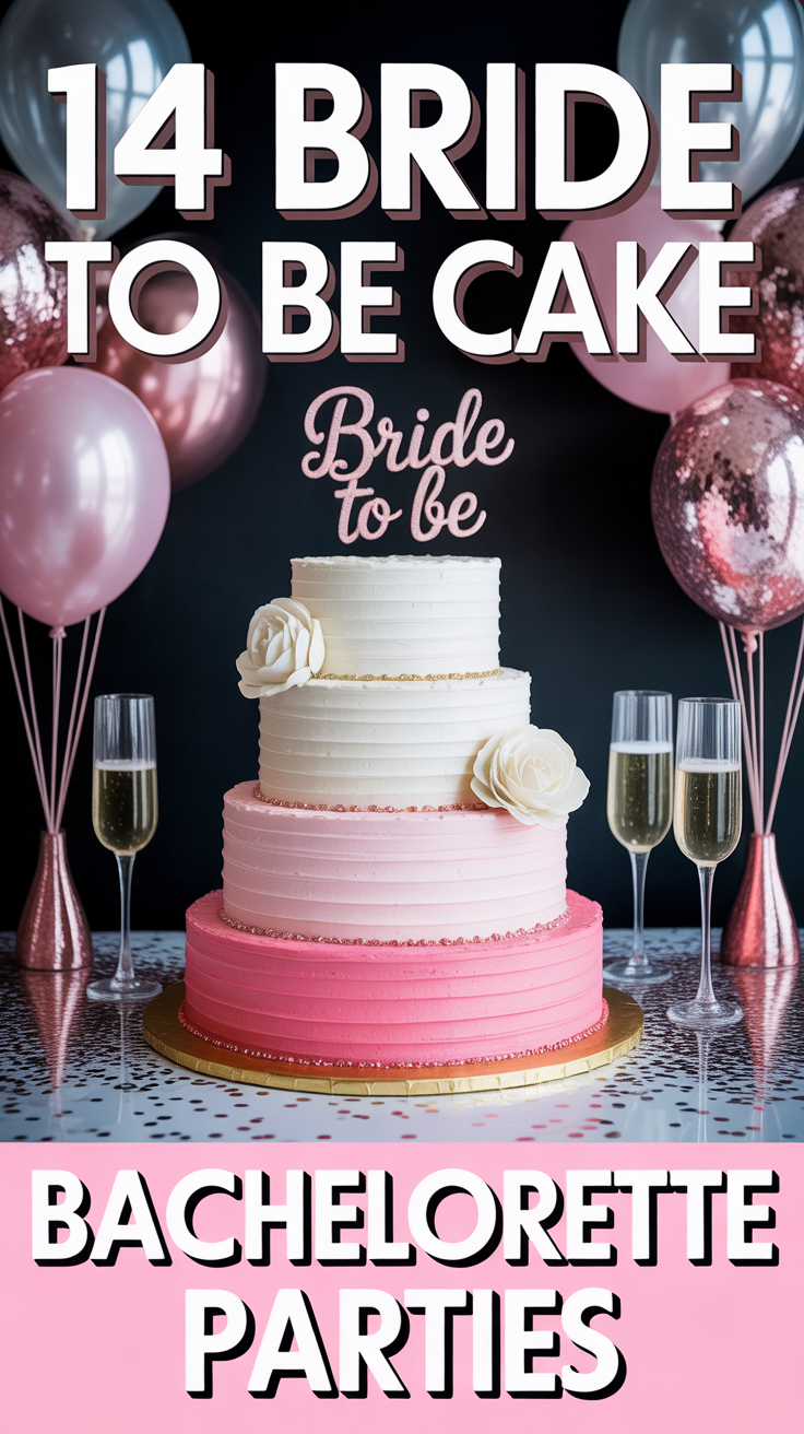 🎂 14 Bride To Be Cake Bachelorette Parties