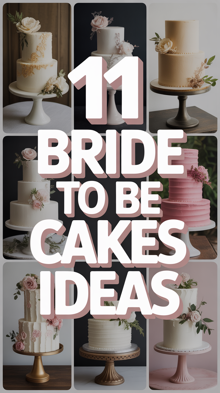 👰‍♀️ 11 Bride To Be Cakes Ideas