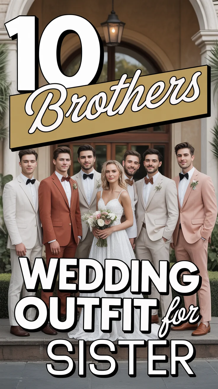 🥳 10 Brothers Wedding Outfit For Sister