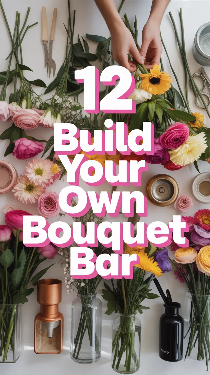 💐 12 Build Your Own Bouquet Bar