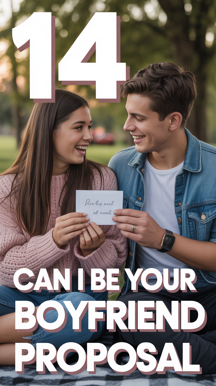 ❤️ 14 Can I Be Your Boyfriend Proposal