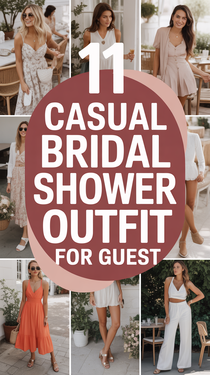 👗 11 Casual Bridal Shower Outfit For Guest