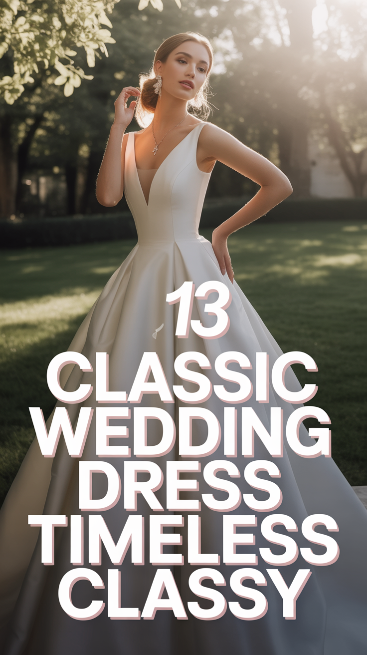 👰 13 Classic Wedding Dress Timeless Classy