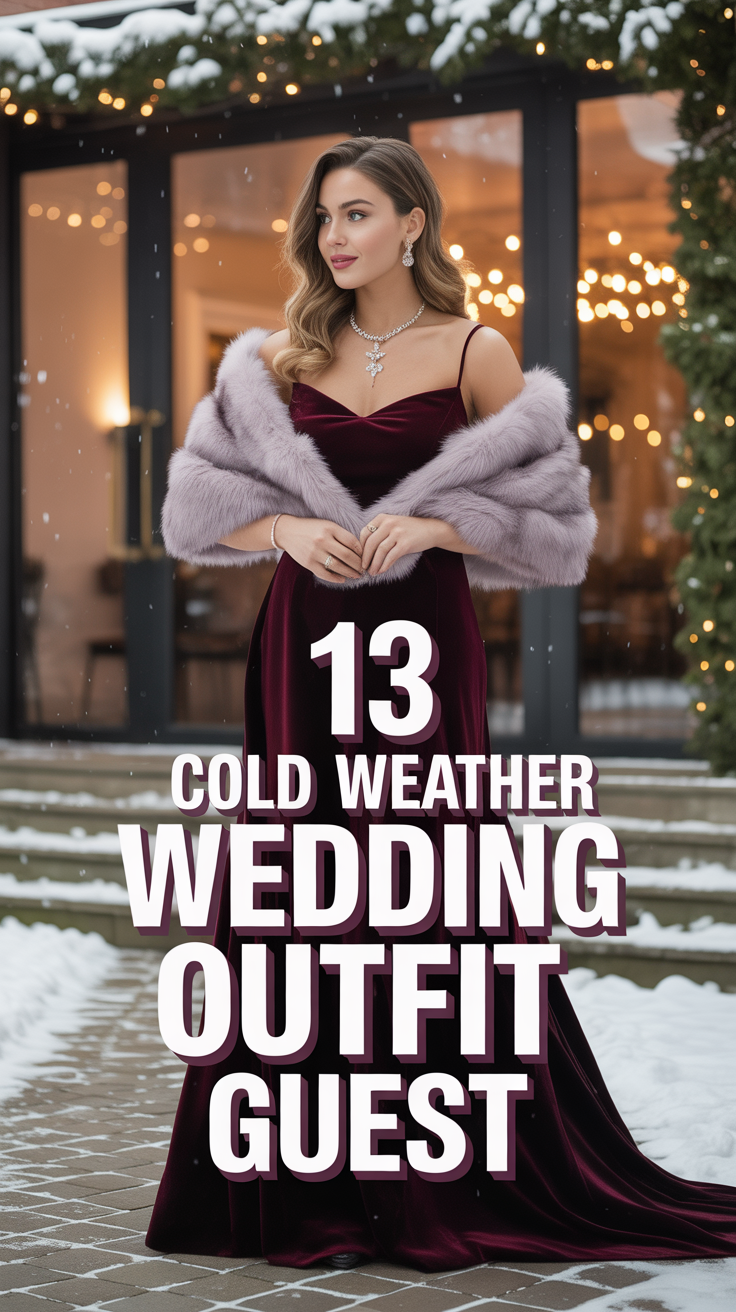 🍾 13 Cold Weather Wedding Outfit Guest