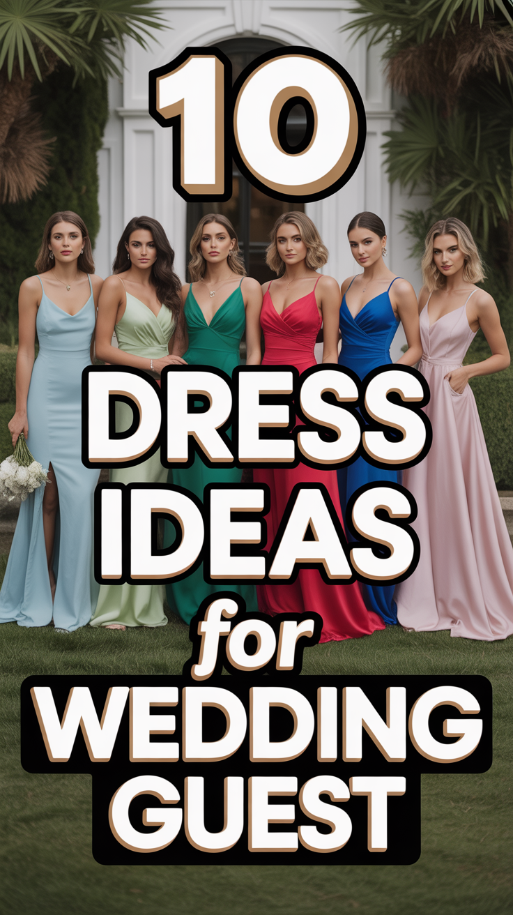 👗 10 Dress Ideas For Wedding Guest