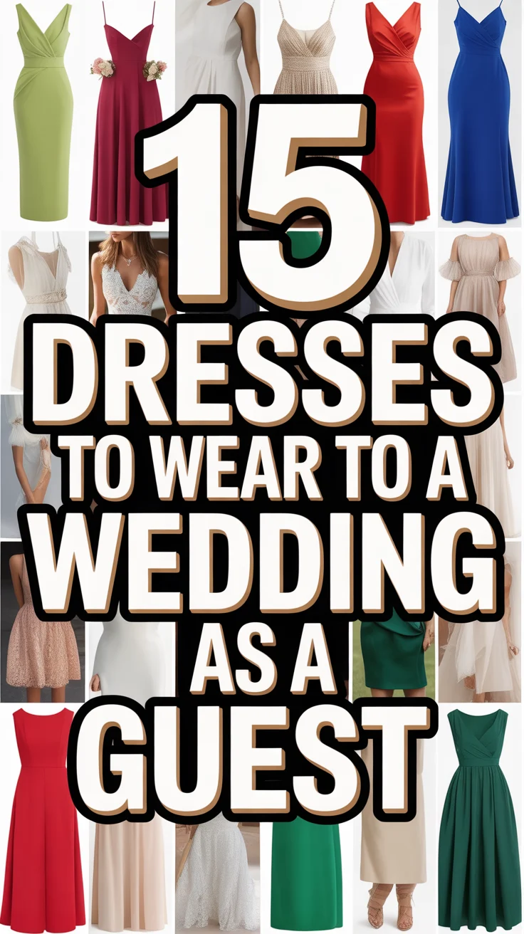 👗 15 Dresses To Wear To A Wedding As A Guest