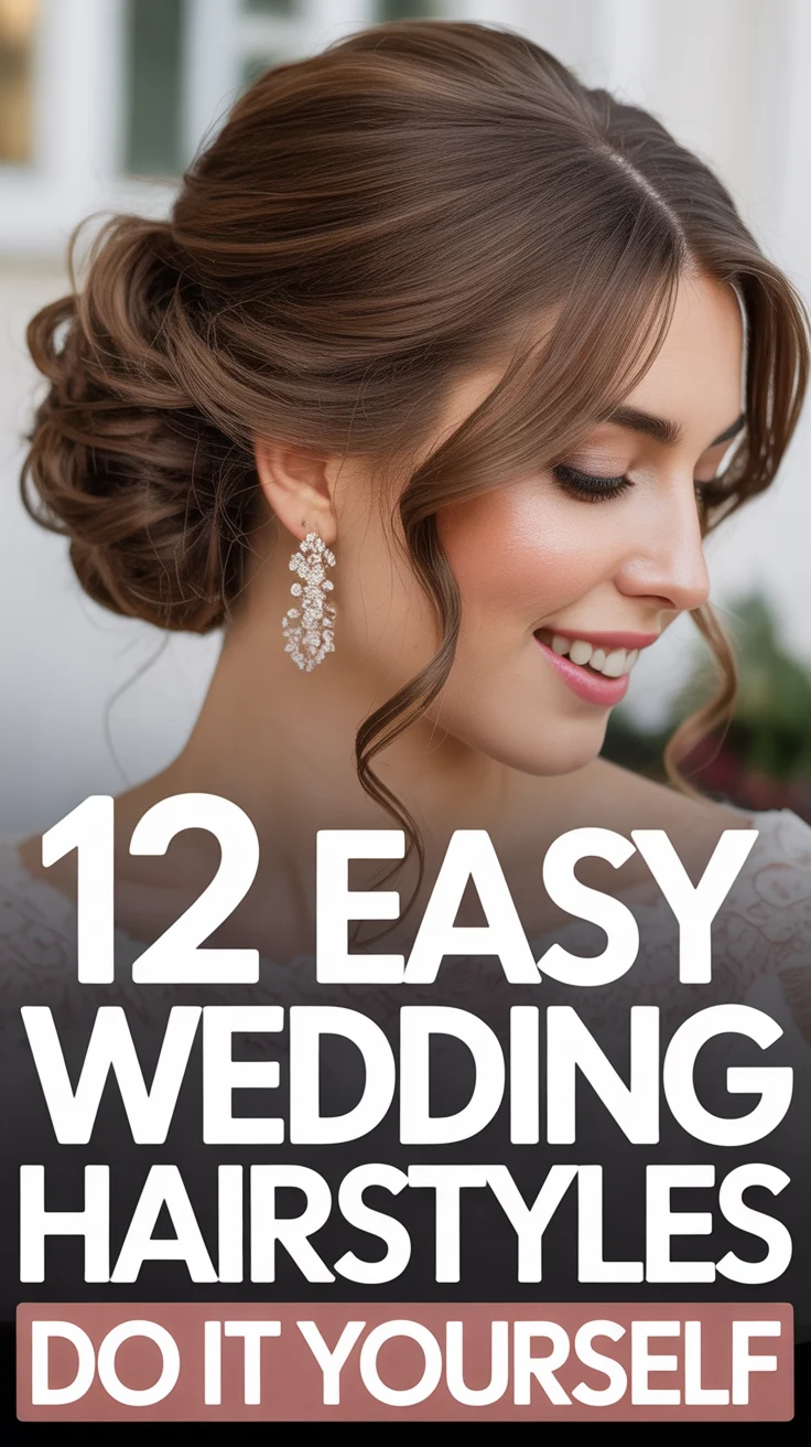 👰‍♀️ 12 Easy Wedding Hairstyles Do It Yourself