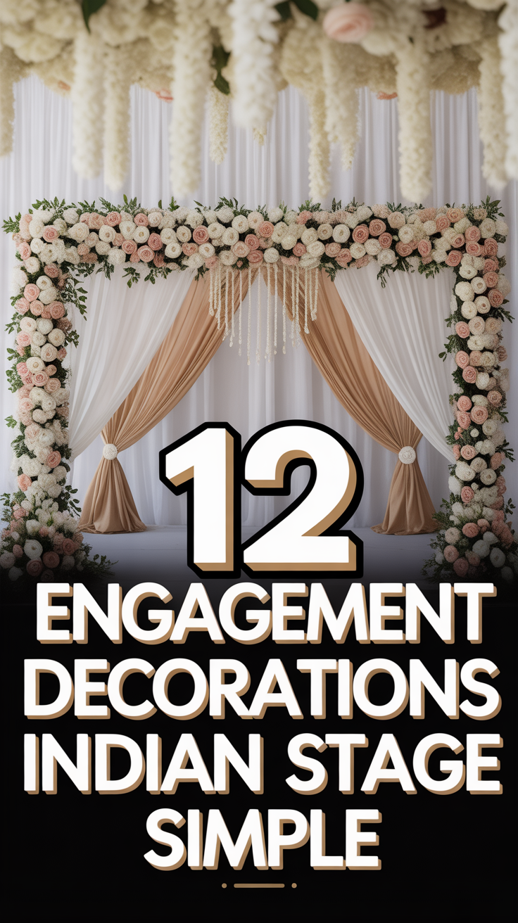 💍 12 Engagement Decorations Indian Stage Simple