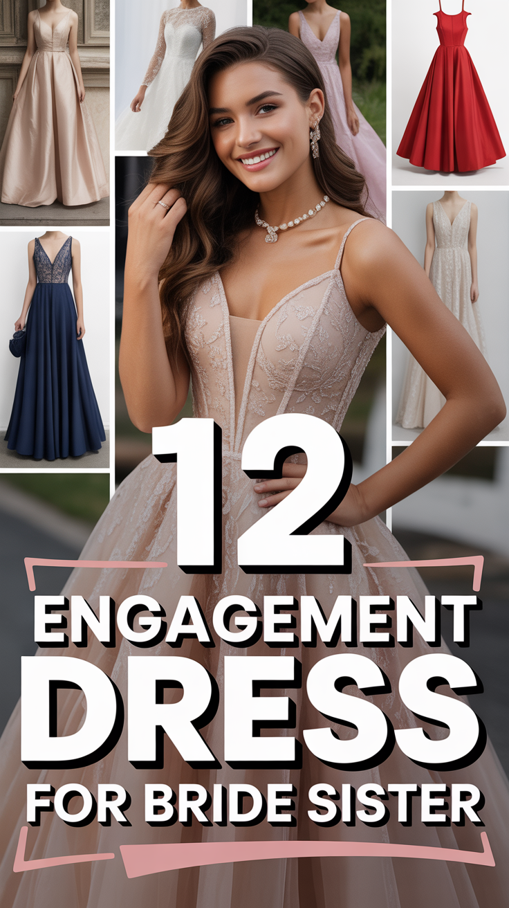✨ 12 Engagement Dress For Bride Sister