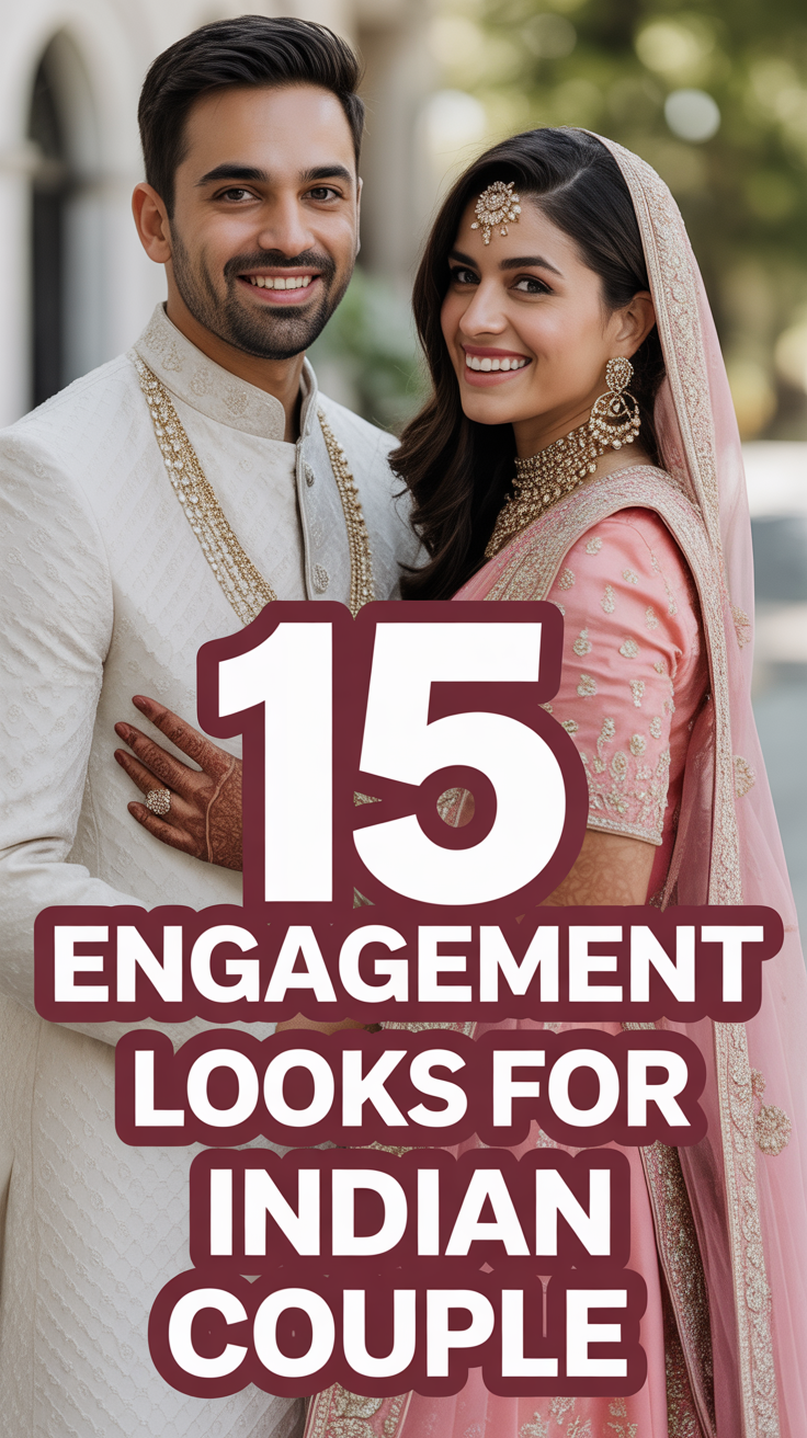 💍 15 Engagement Looks For Indian Couple