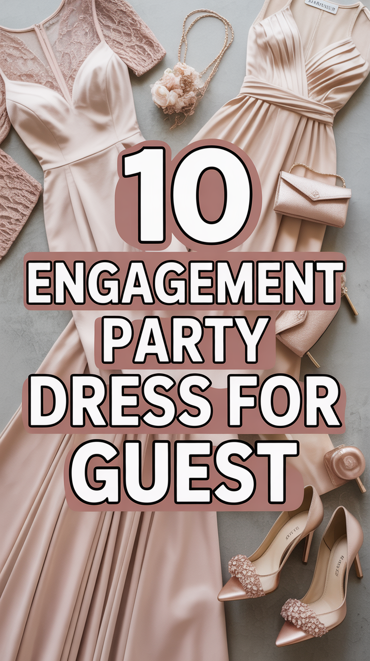 🥂 10 Engagement Party Dress For Guest