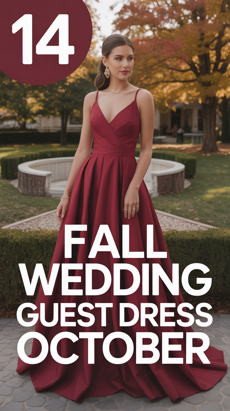 🍂 14 Fall Wedding Guest Dress October