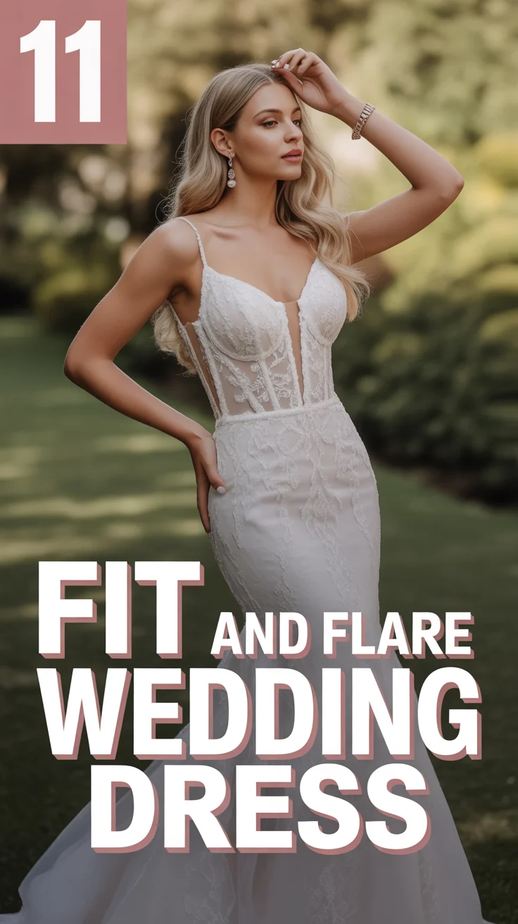 👰‍♀️ 11 Fit And Flare Wedding Dress
