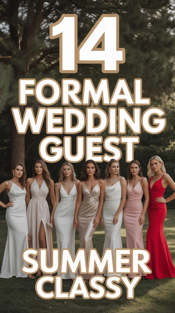 👗 14 Formal Wedding Guest Dress Summer Classy
