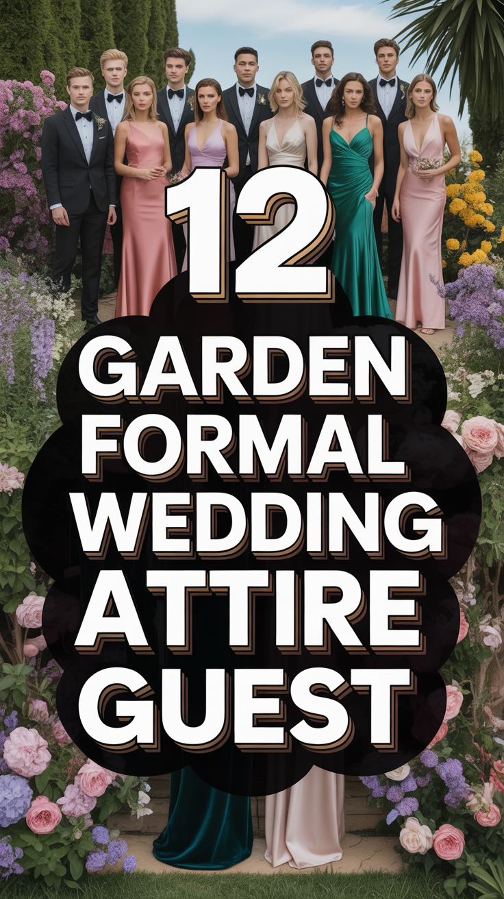 🌸 12 Garden Formal Wedding Attire Guest