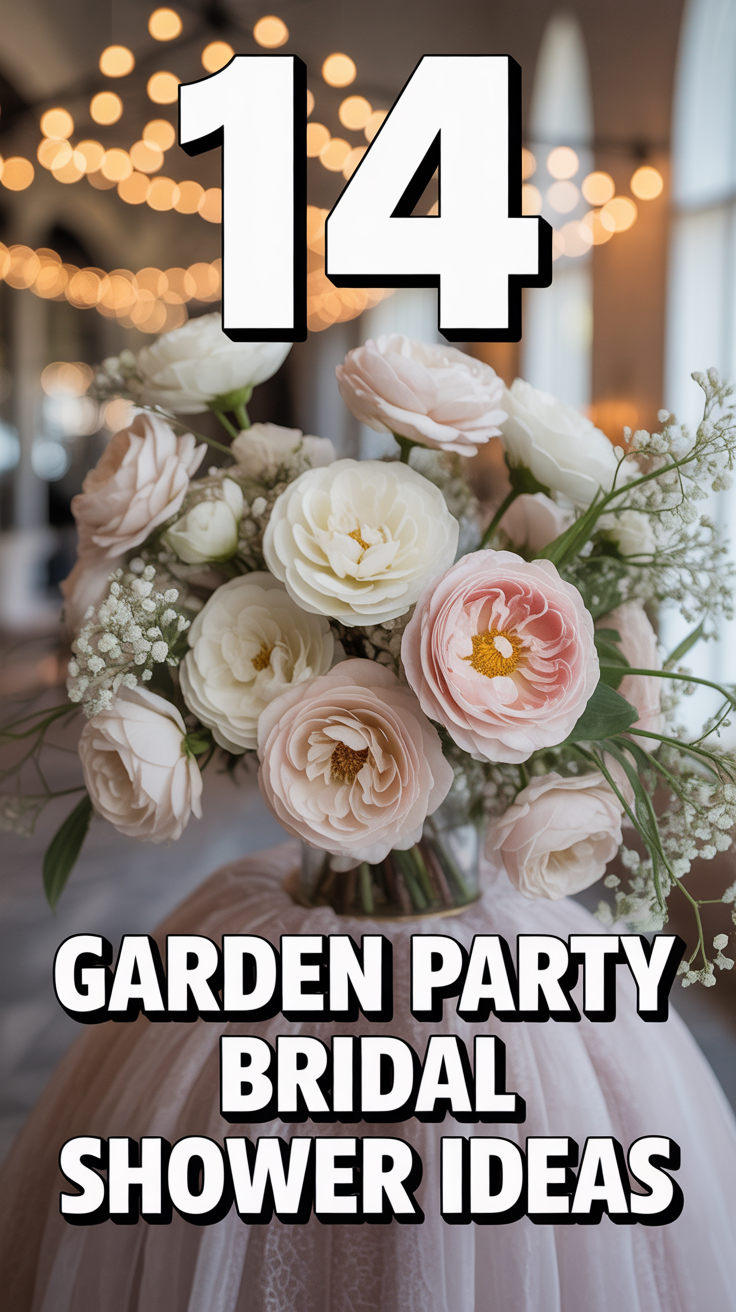 🌸 14 Garden Party Bridal Shower Ideas