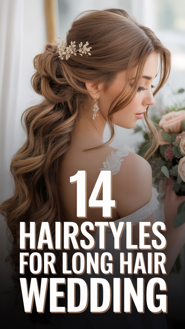 👰‍♀️ 14 Hairstyles For Long Hair Wedding