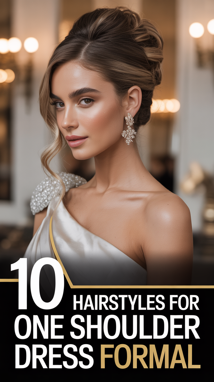💇 10 Hairstyles For One Shoulder Dress Formal