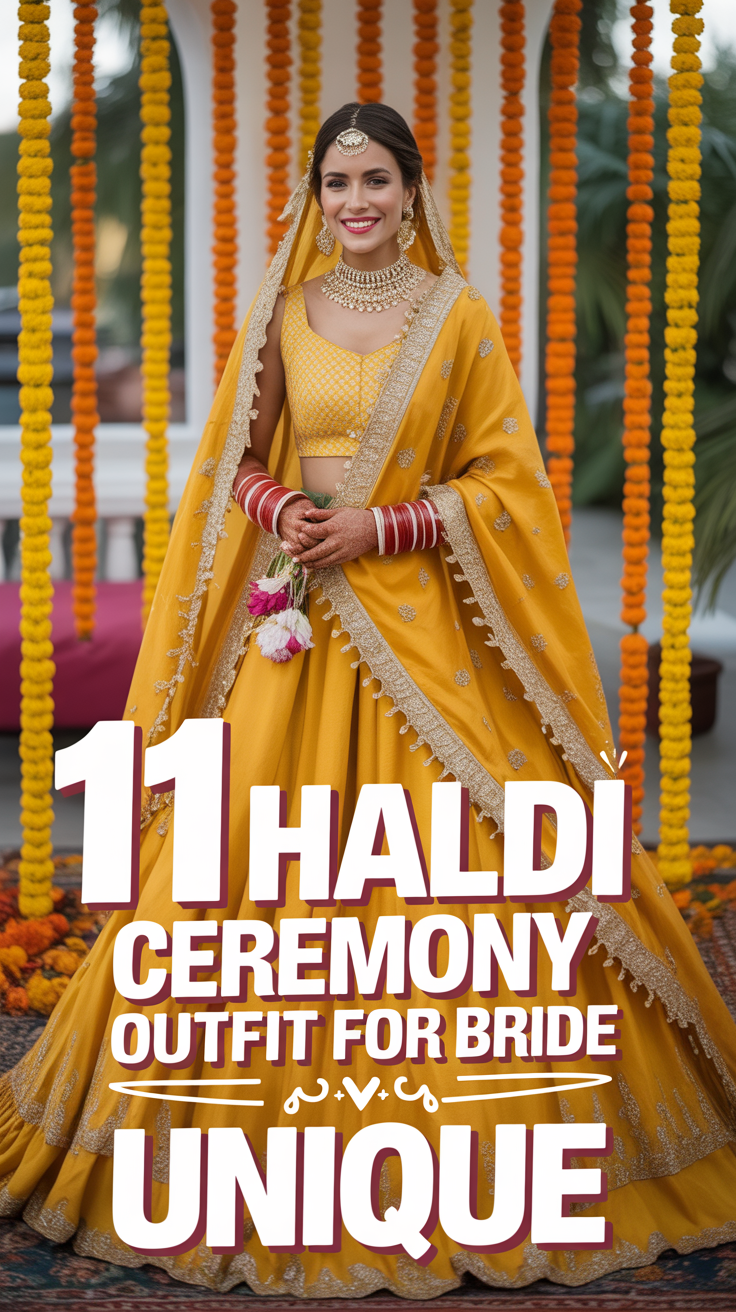☀️ 11 Haldi Ceremony Outfit For Bride Unique