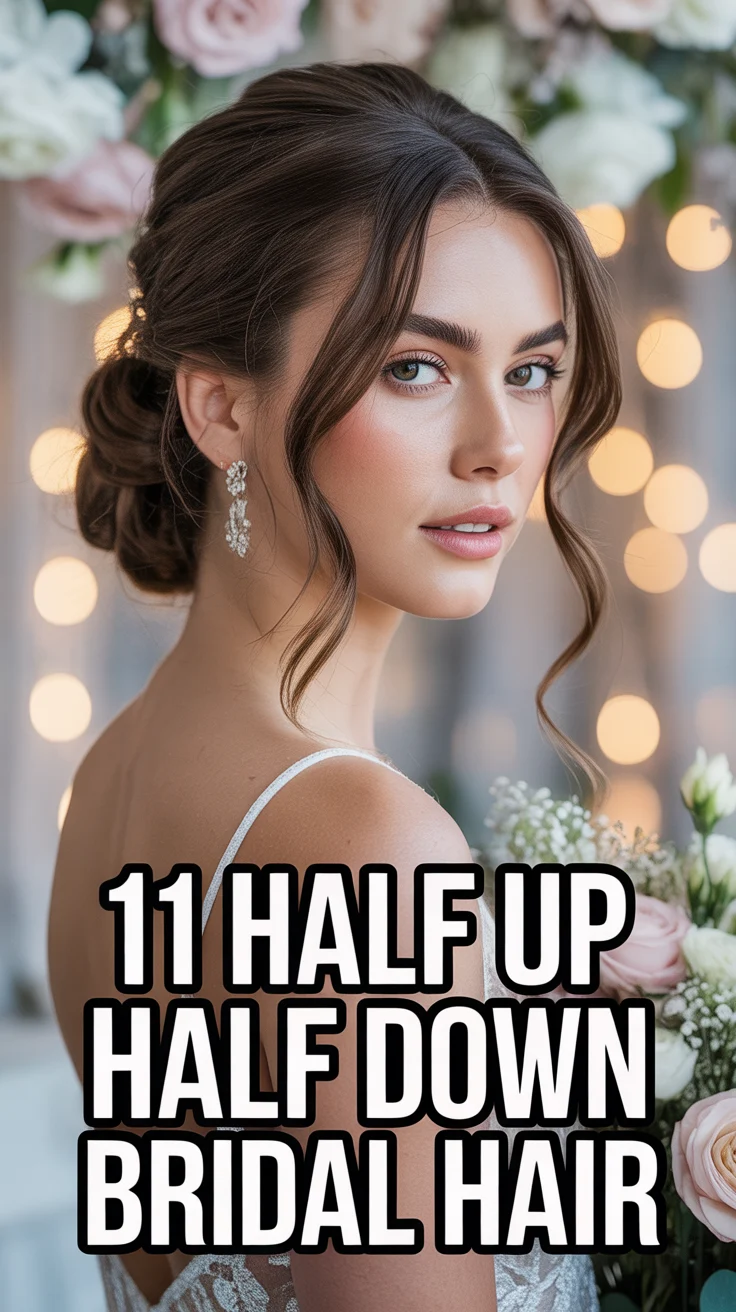 👰 11 Half Up Half Down Bridal Hair