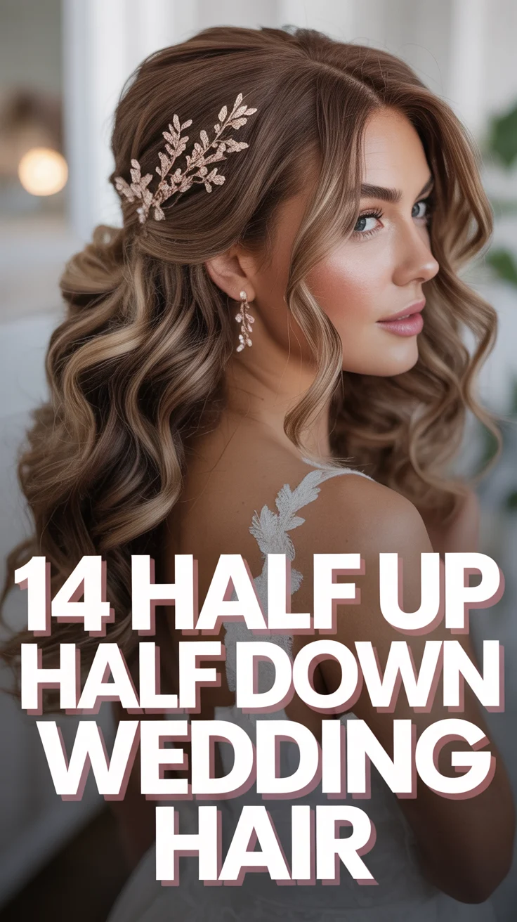 ✨ 14 Half Up Half Down Wedding Hair