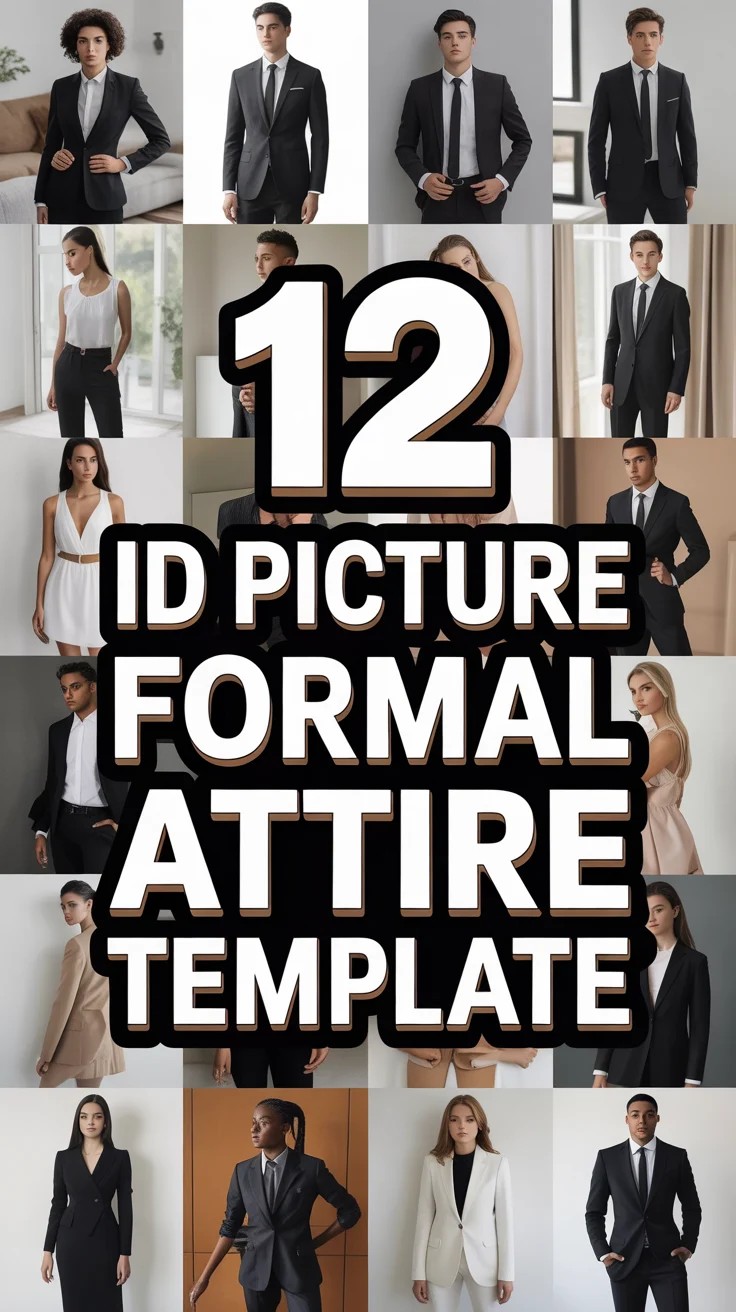 👔 12 Id Picture Formal Attire Template