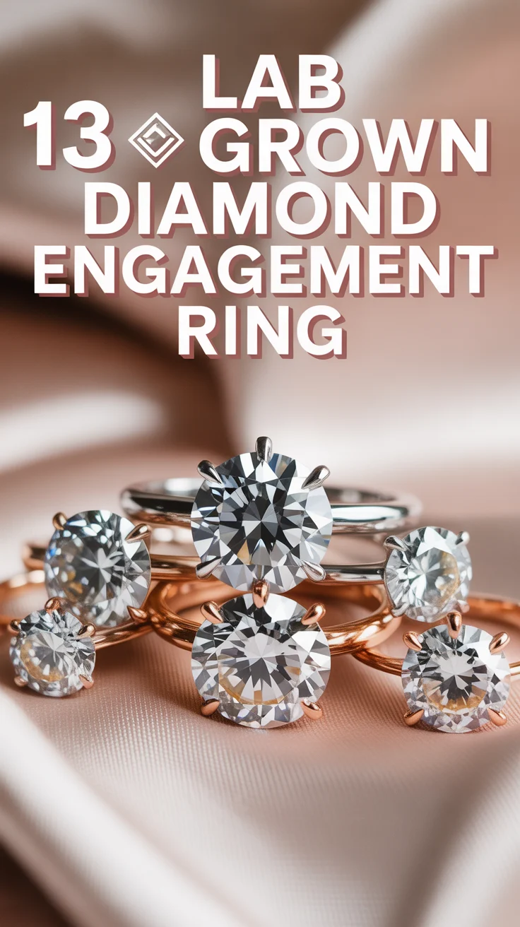 ✨ 13 Lab Grown Diamond Engagement Ring