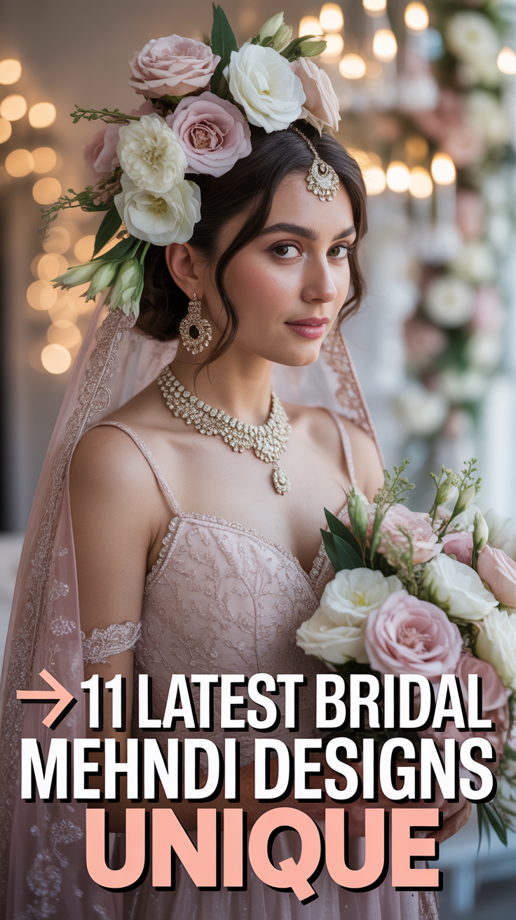 🪷 11 Latest Bridal Mehndi Designs Unique