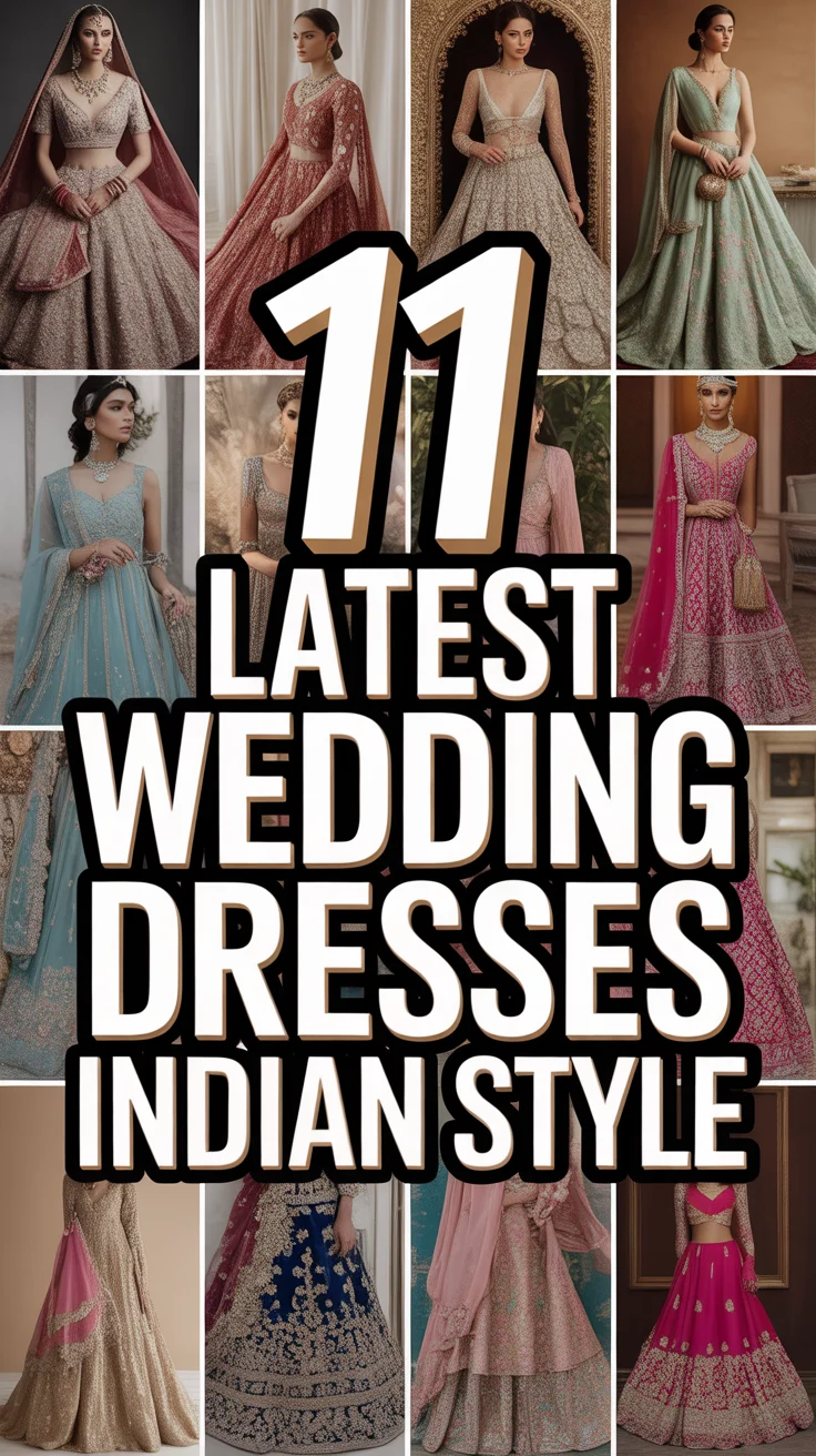 👰🏻 11 Latest Wedding Dresses Indian Style