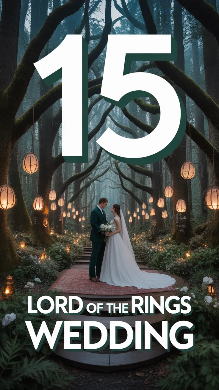 💍 15 Lord Of The Rings Wedding